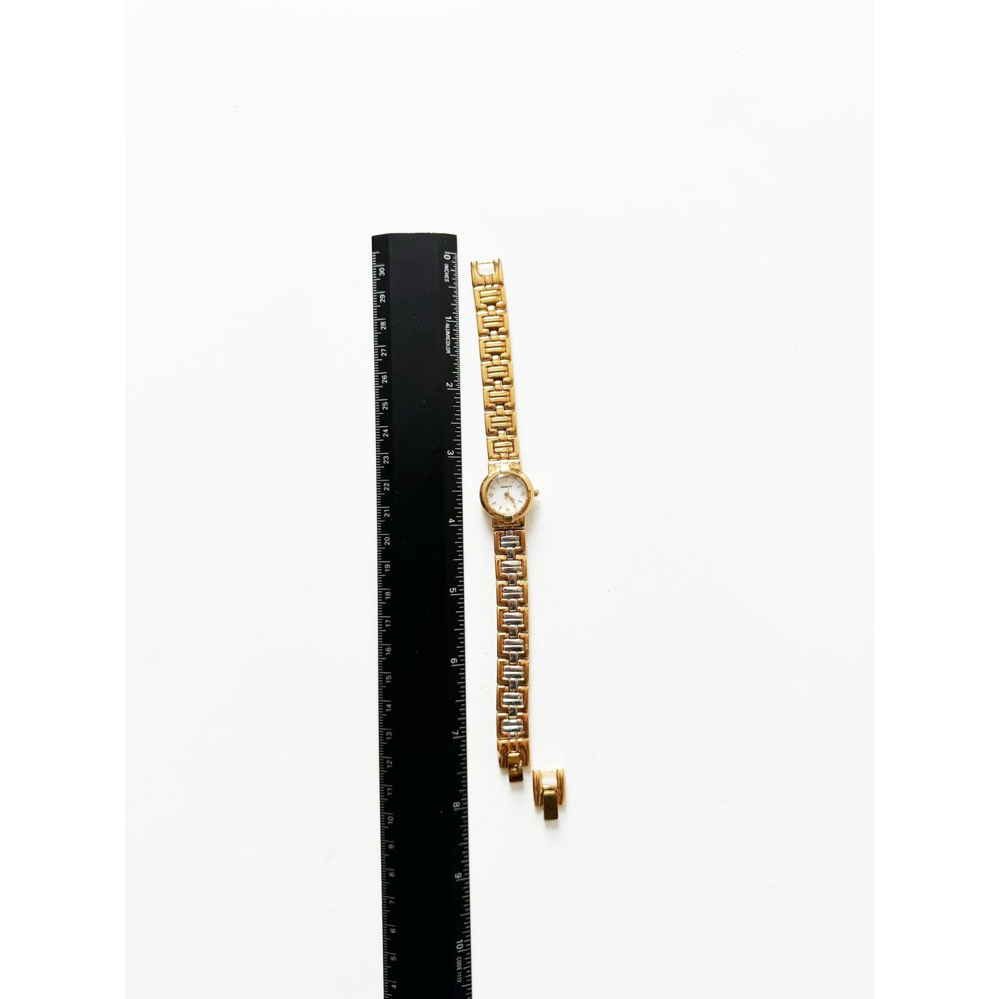 Vintage Two Tone Watch with Reversible Band l Elgin
