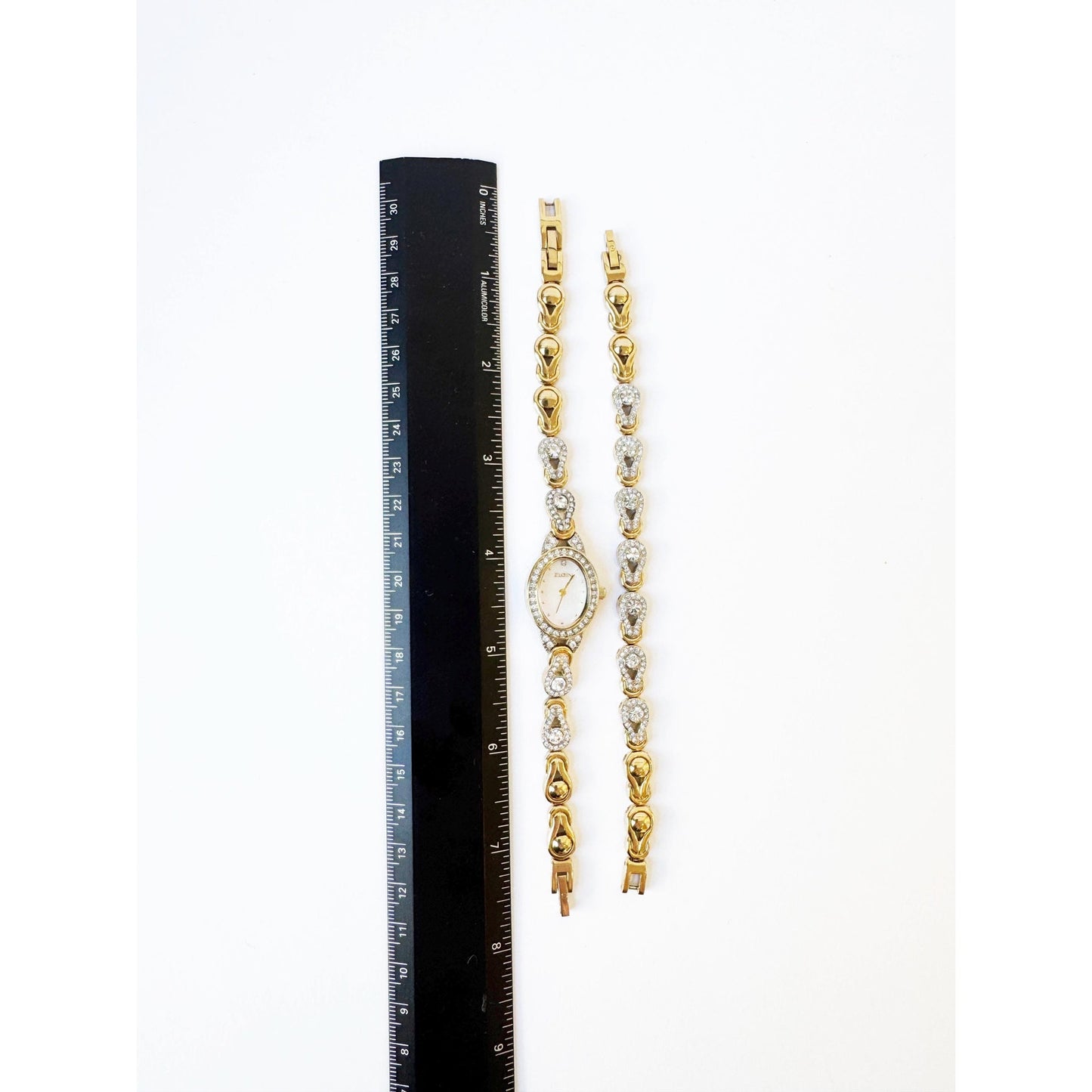 Watch Necklace | Vintage One of a Kind Gold Watch Choker with Diamond Embellishments