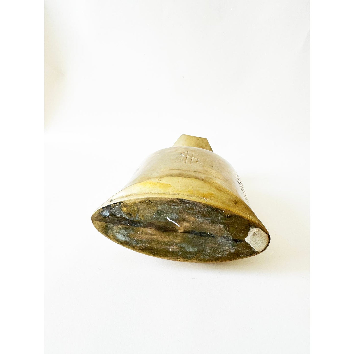 Vintage Solid Brass Coin Bag