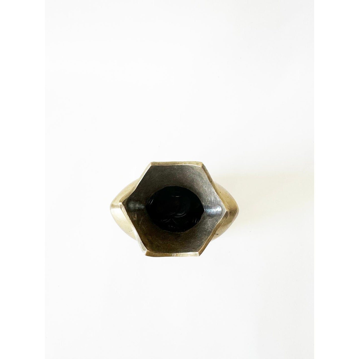 Vintage Solid Brass Coin Bag