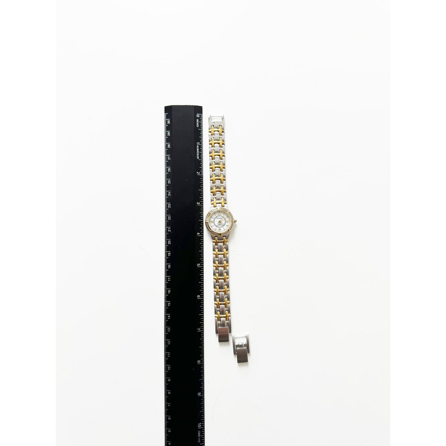 Vintage Two Tone Watch with Roman Numeral Face l Armitron