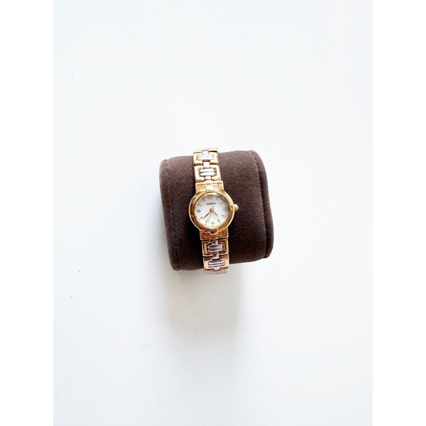 Vintage Two Tone Watch with Reversible Band l Elgin