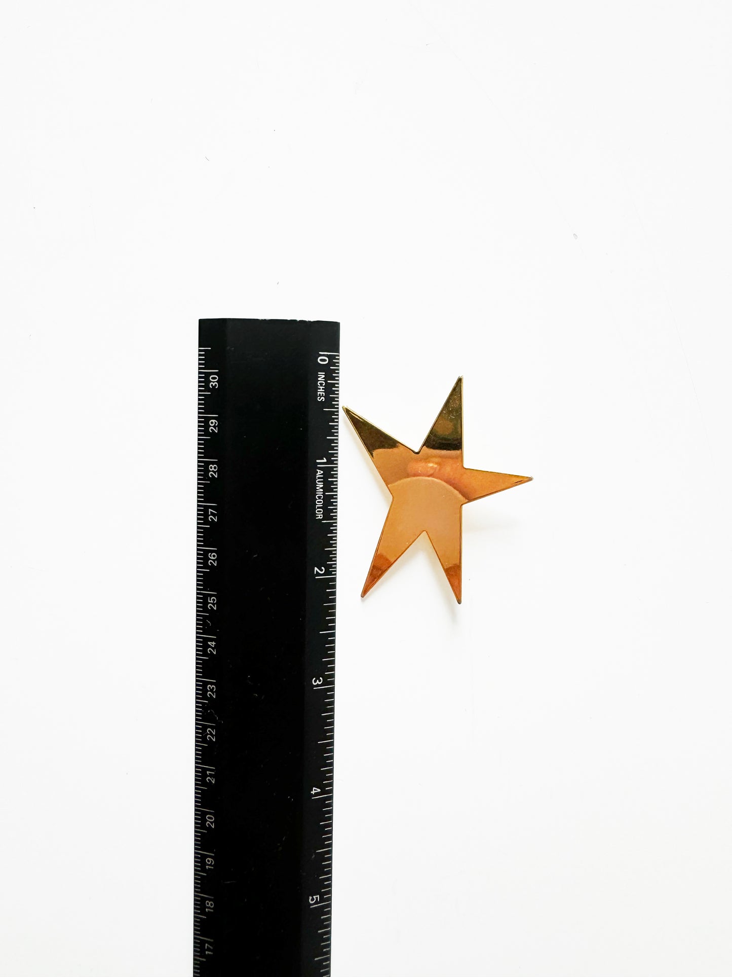Vintage Gold Star Brooch
