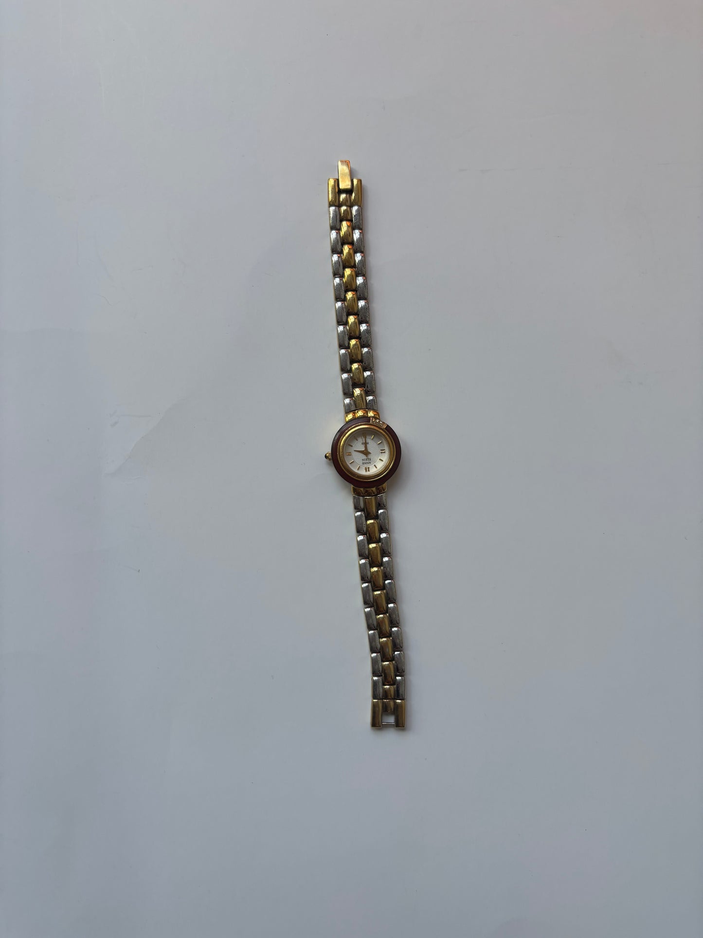 Vintage Mixed Metal Reversible Watch| Anne Klein