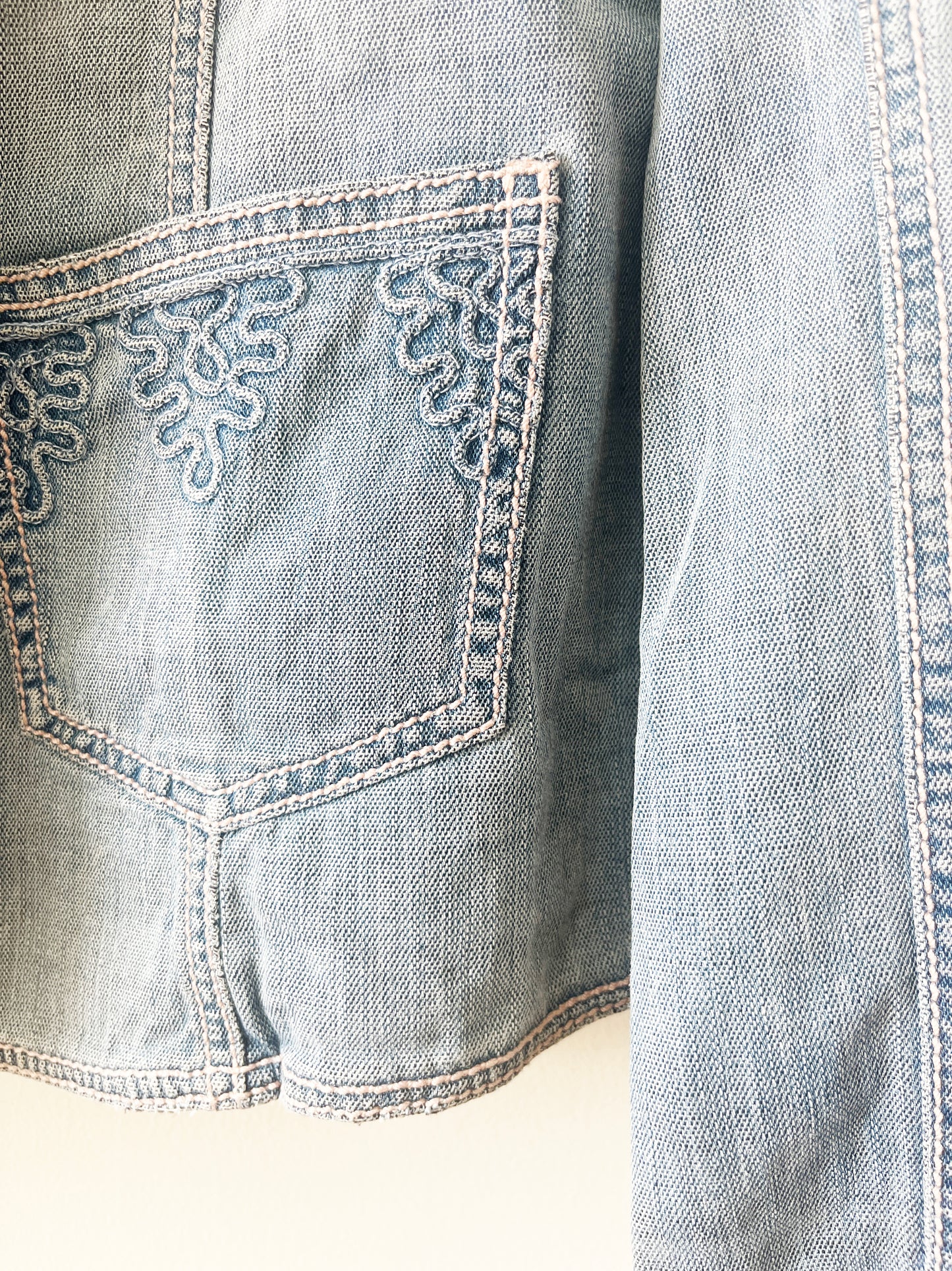 Vintage 90's Denim Escada Blazer Jacket