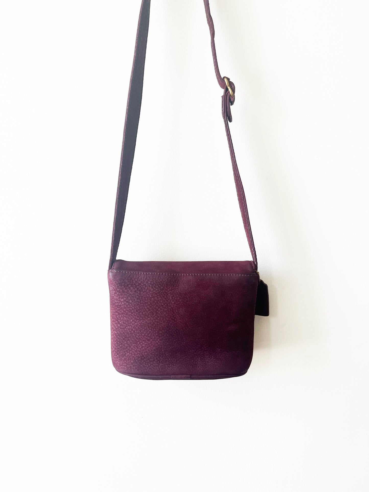 Vintage Coach Sonoma Purple Flap Bag Small #H5B -4946