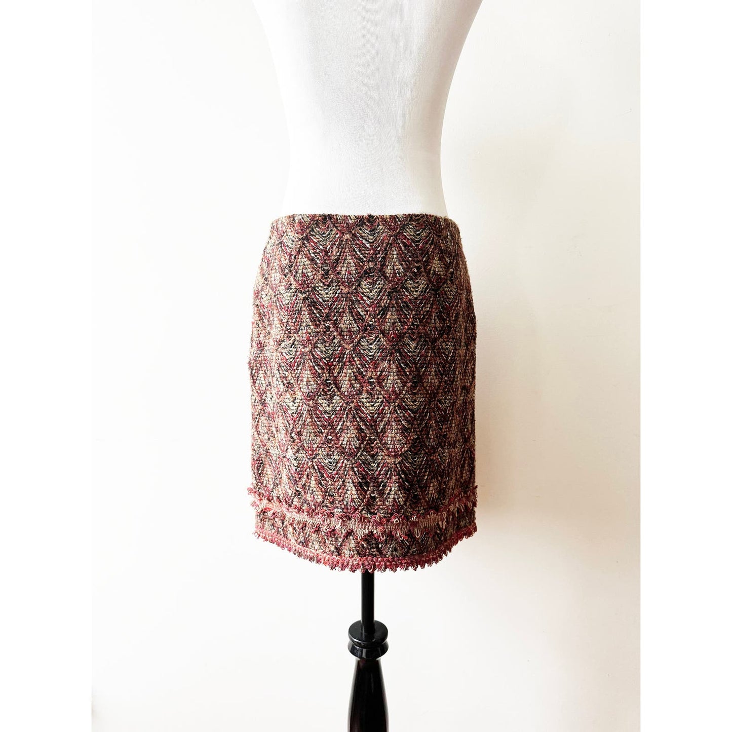 Y2k ANNA SUI Colorful Knit Skirt | Size US 8
