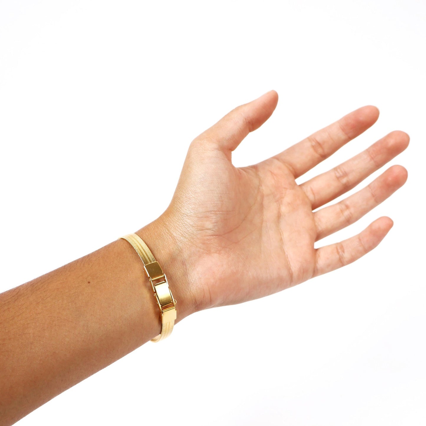 Vintage Gold Watch with Black Round Face | Philip Persio