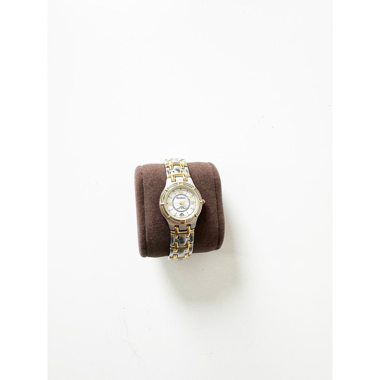 Vintage Two Tone Watch with Roman Numeral Face l Armitron