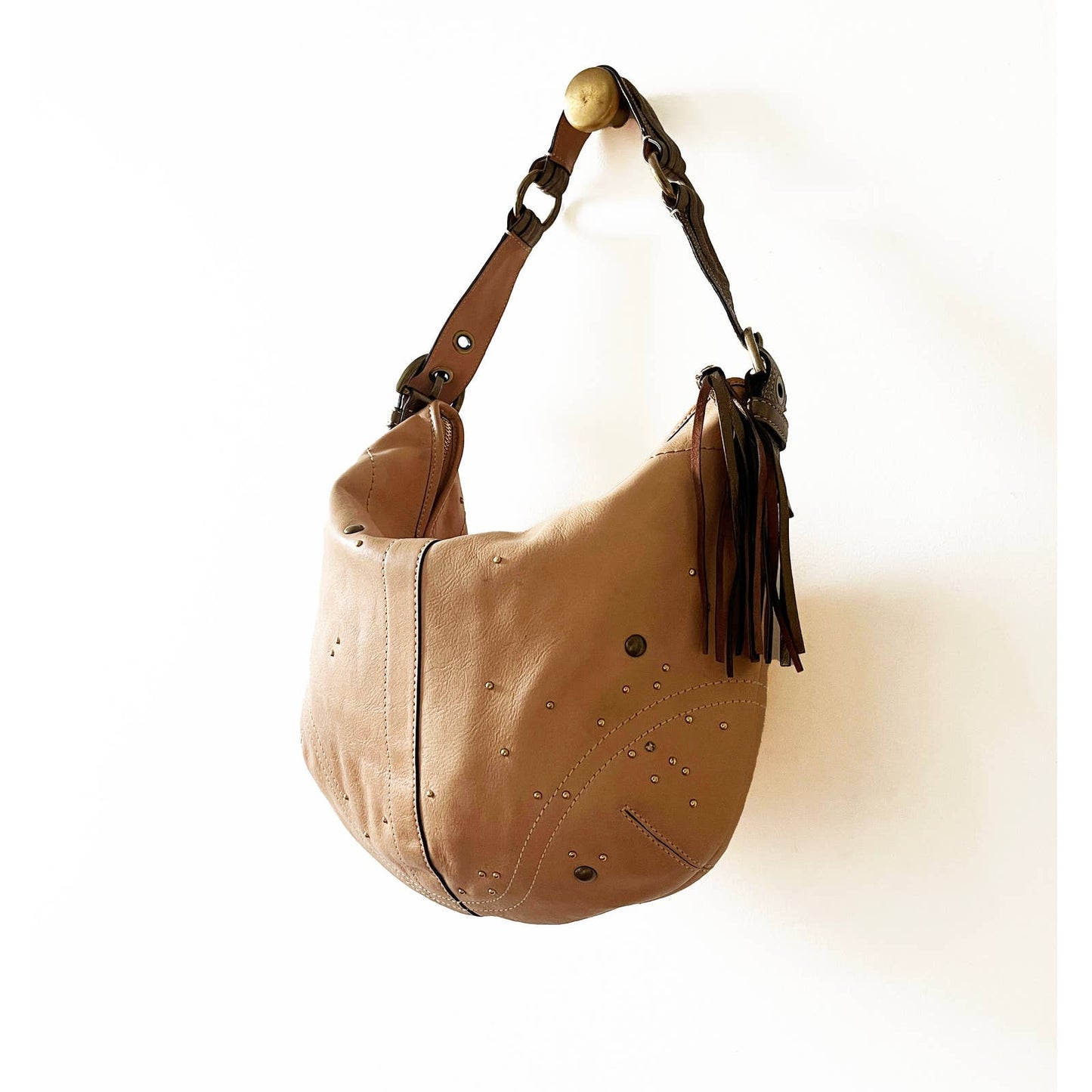 Vintage Y2k Coach Studded Shoulder Bag
