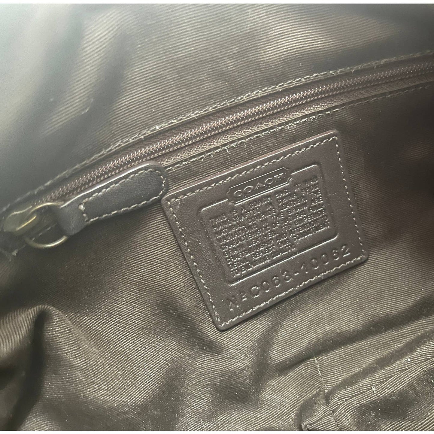 Vintage Coach Mini Boho Brown Leather Bag