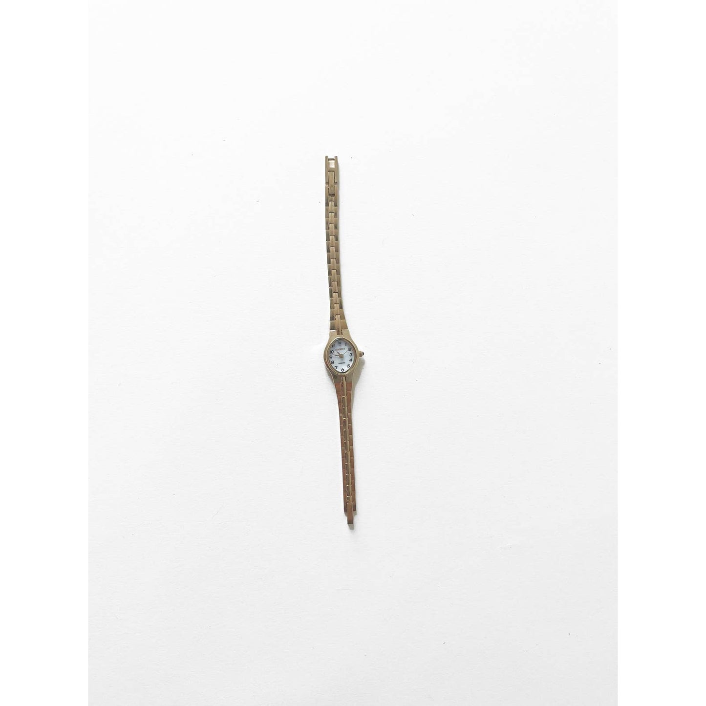 Vintage Gold Watch with Pearl Face