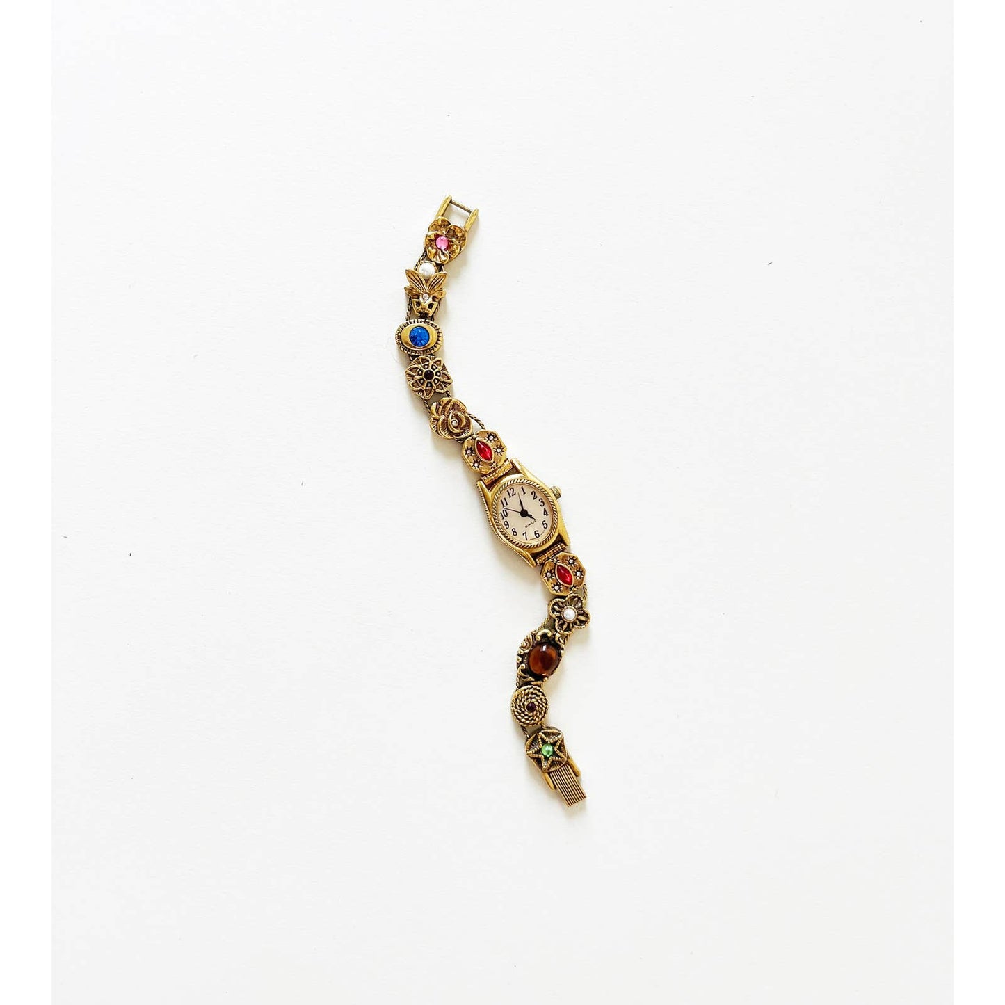 Vintage Rare Gold Charm Watch