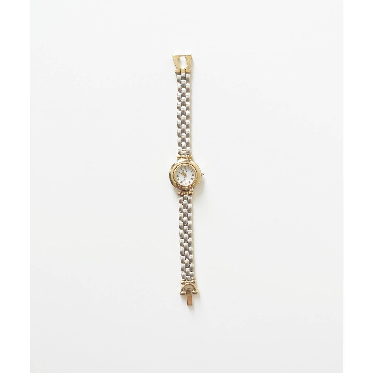 Vintage Anne Klein Gold and Silver Watch with New Battery