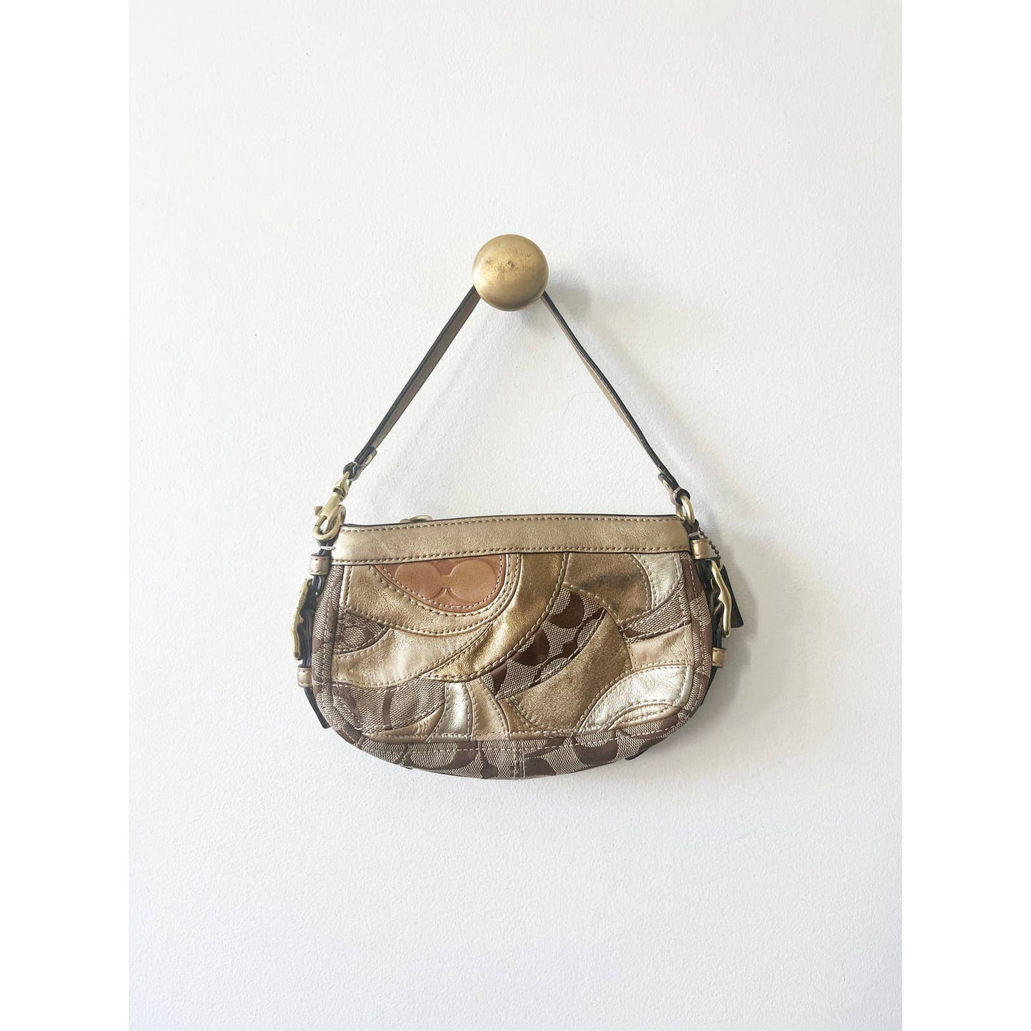 Vintage Coach Patchwork Mini Bag