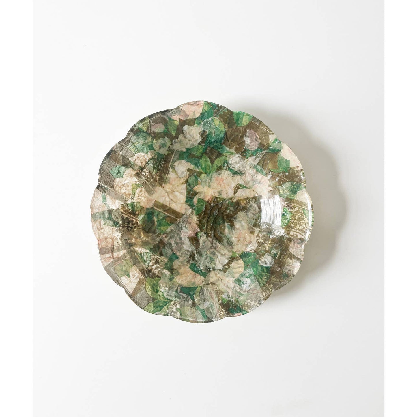 Vintage Paper Mache Decorative Dish or Bowl