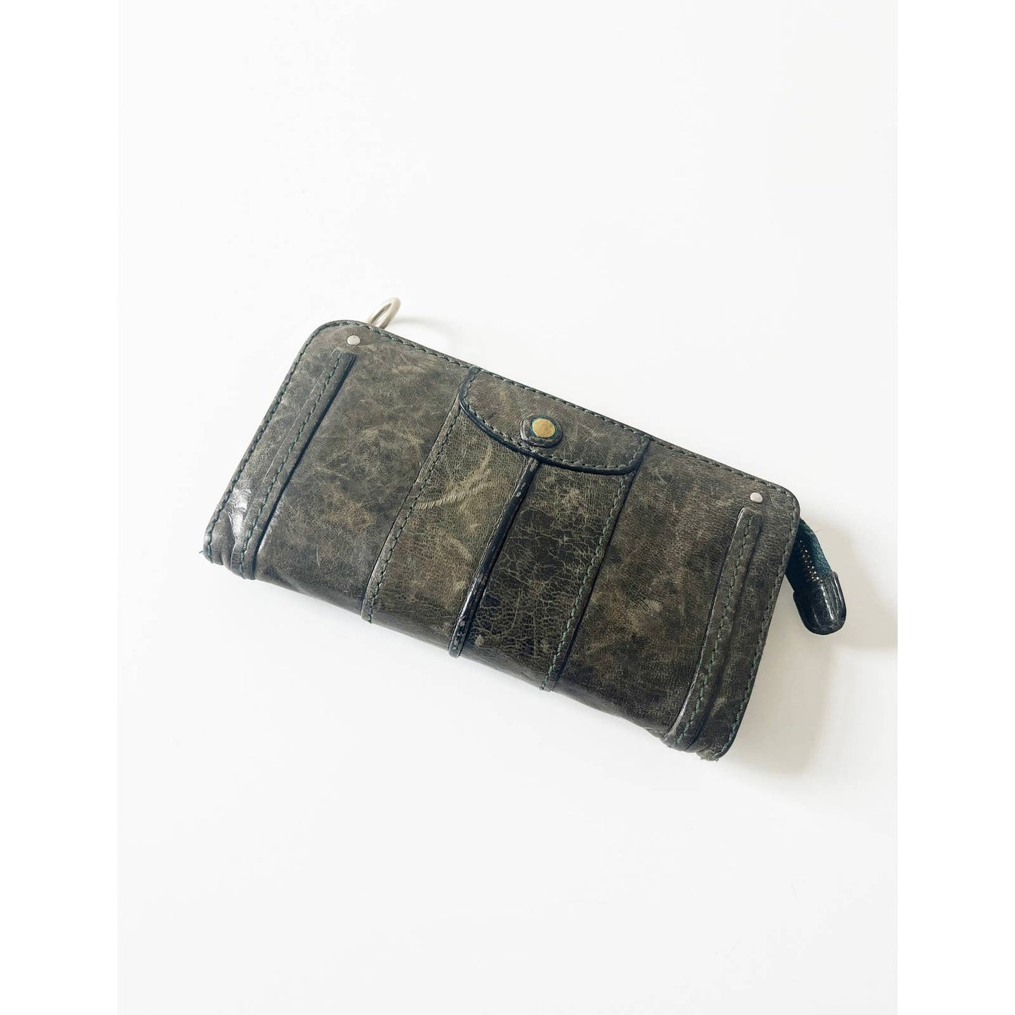 Vintage Chloe Green Leather Wallet