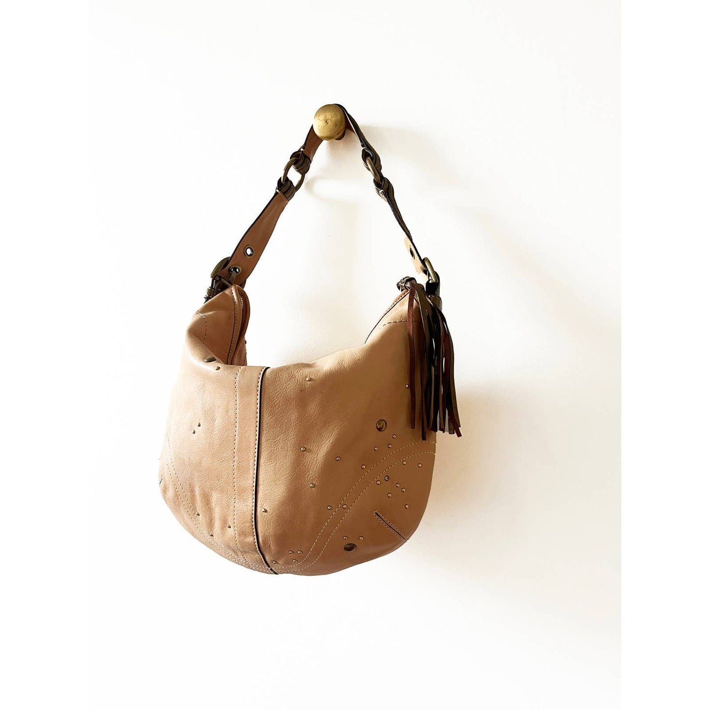 Vintage Y2k Coach Studded Shoulder Bag