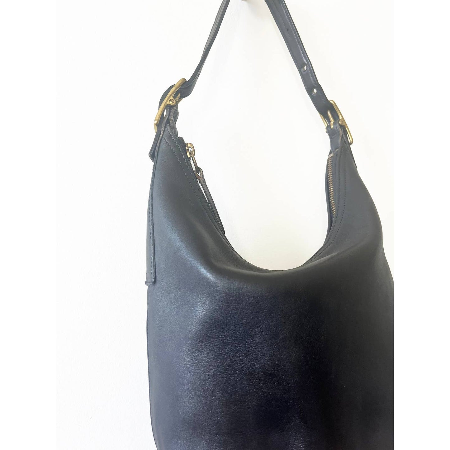 Vintage 90s Black Ergo Coach Purse