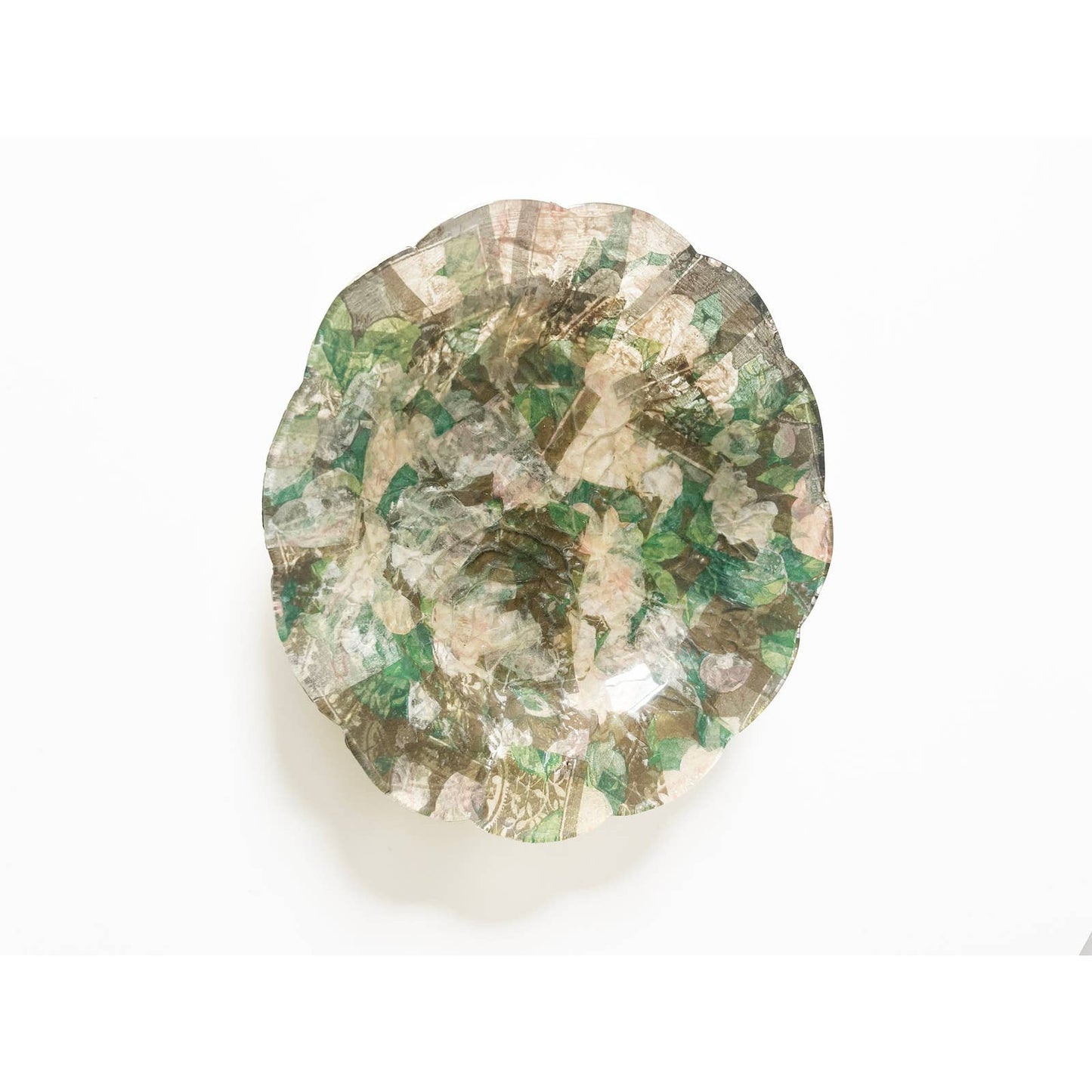 Vintage Paper Mache Decorative Dish or Bowl