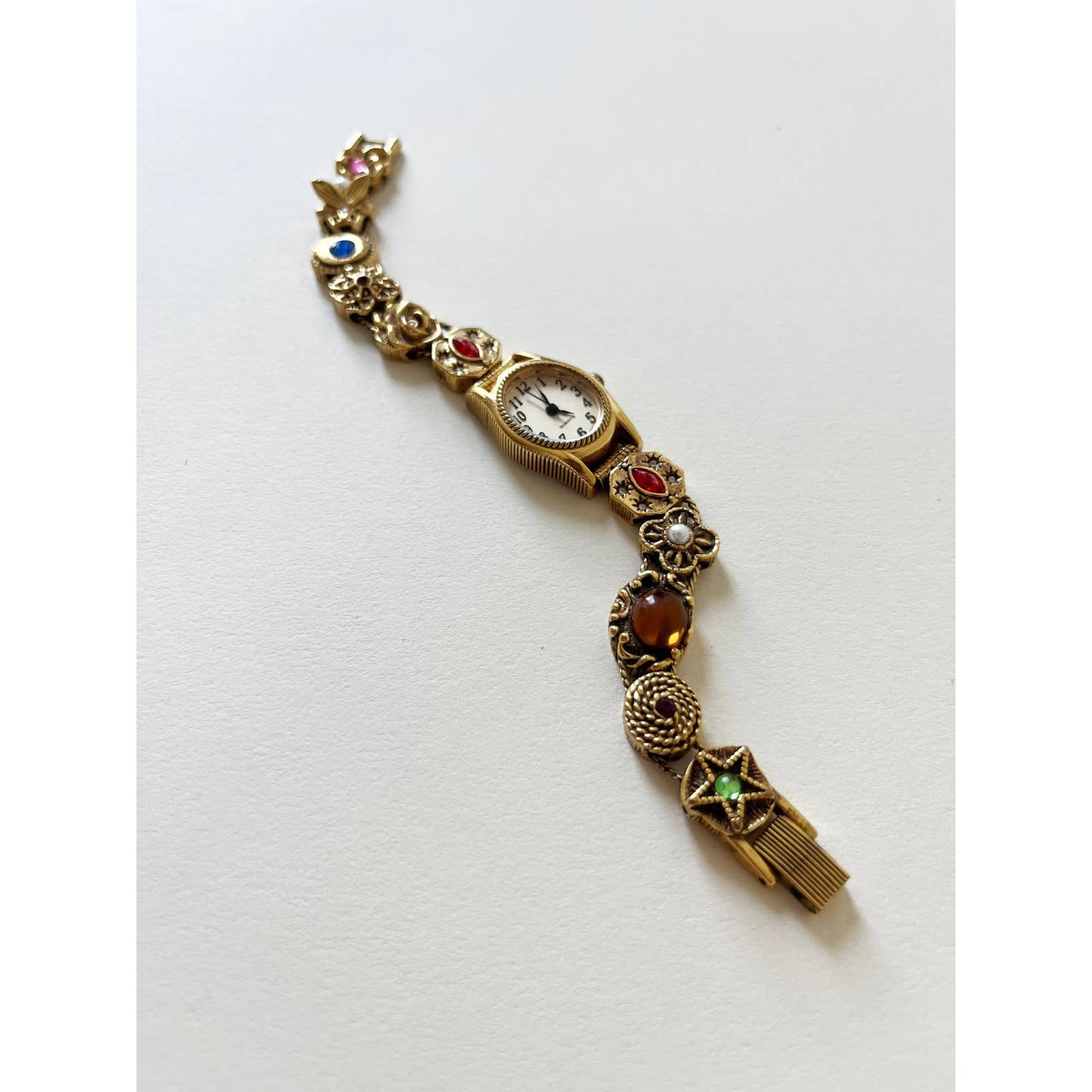 Vintage Rare Gold Charm Watch