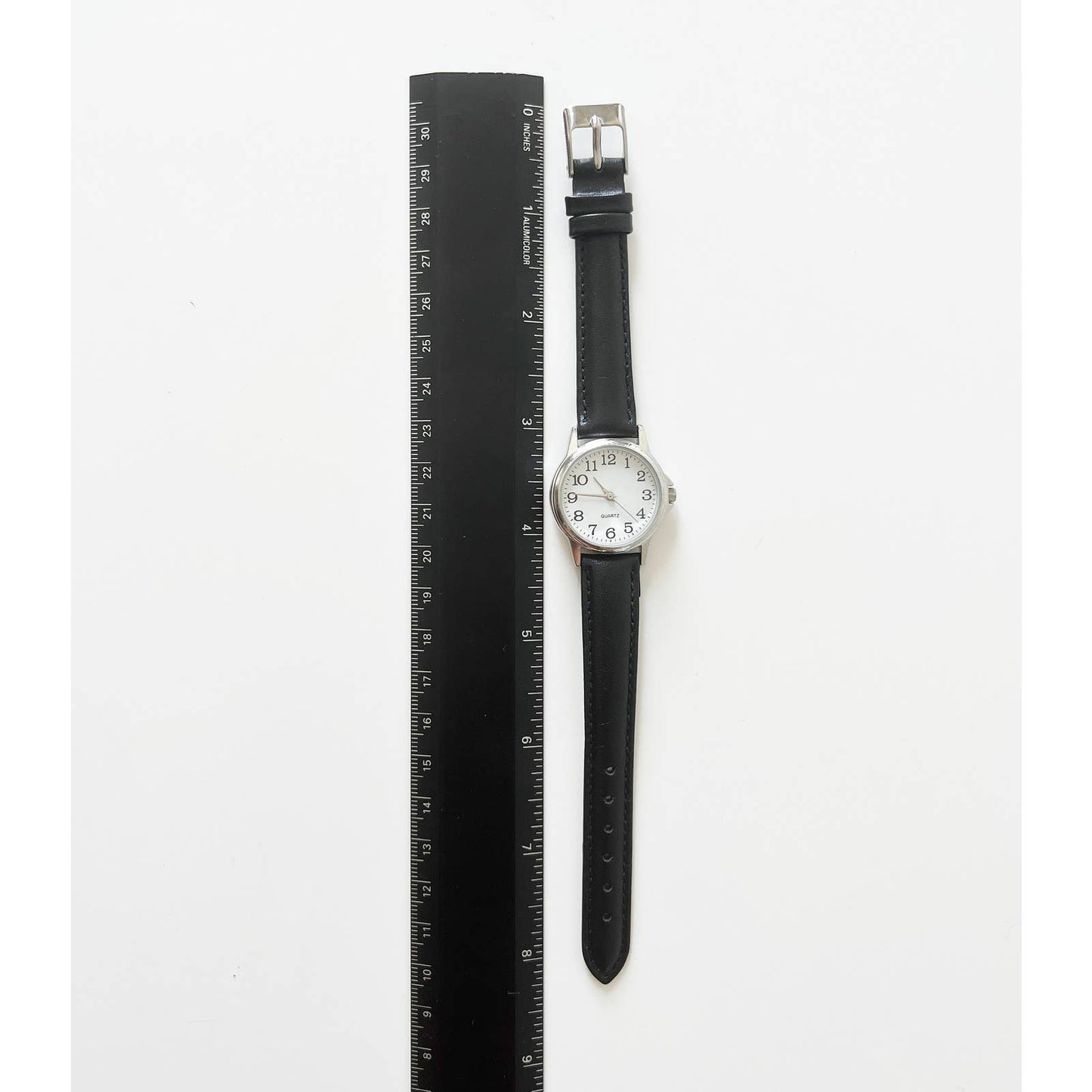 Vintage Leather Watch with Silver Details | New Band and Battery