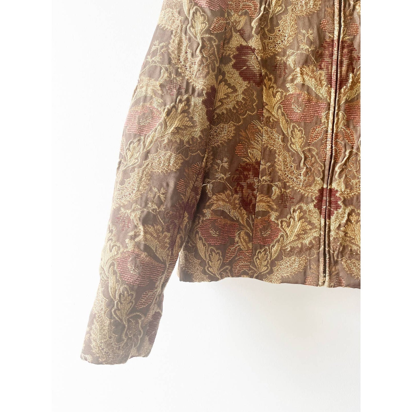 Vintage 90's Gold Tapestry Jacket Blazer