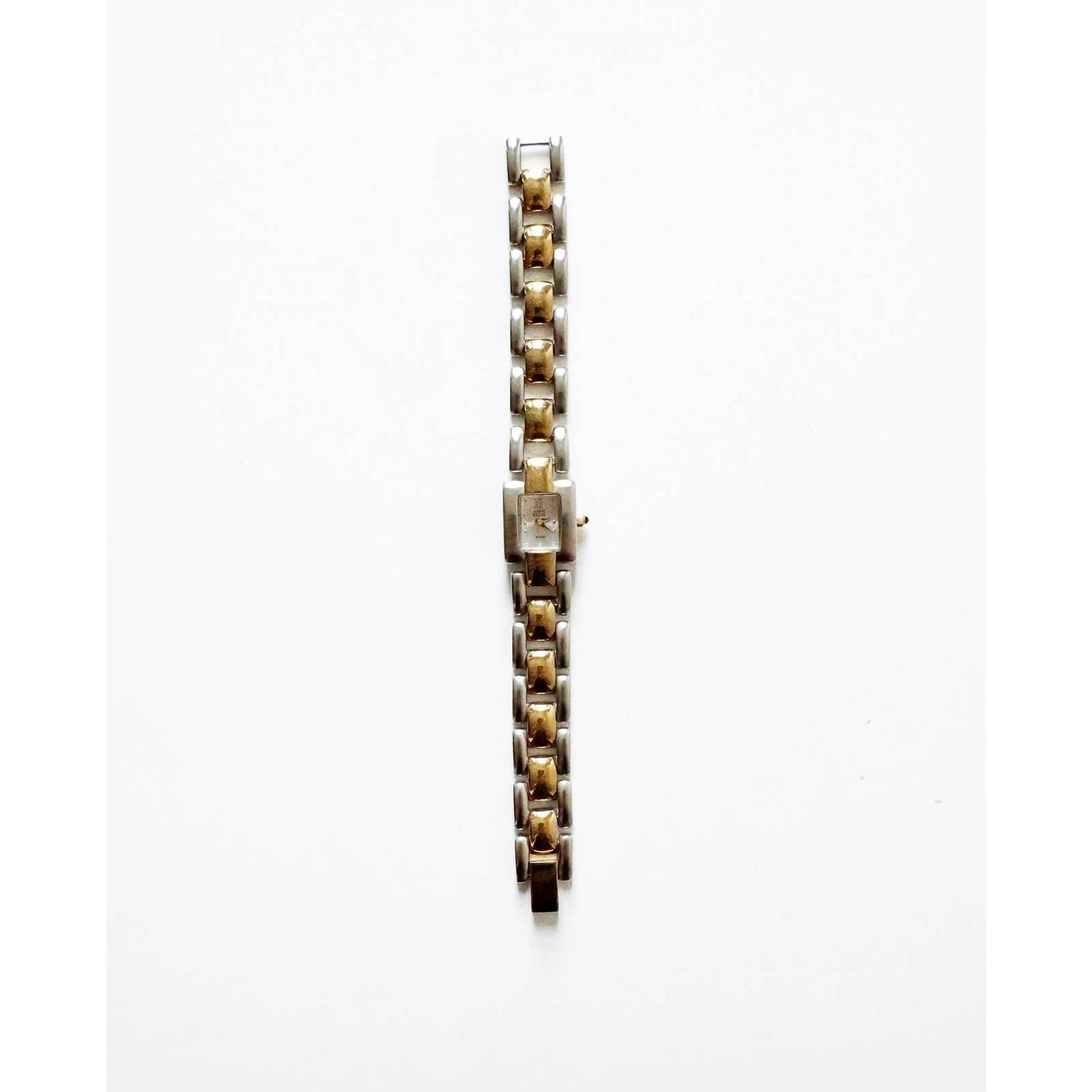 Vintage Two Tone Watch with Square Face | Anne Klein