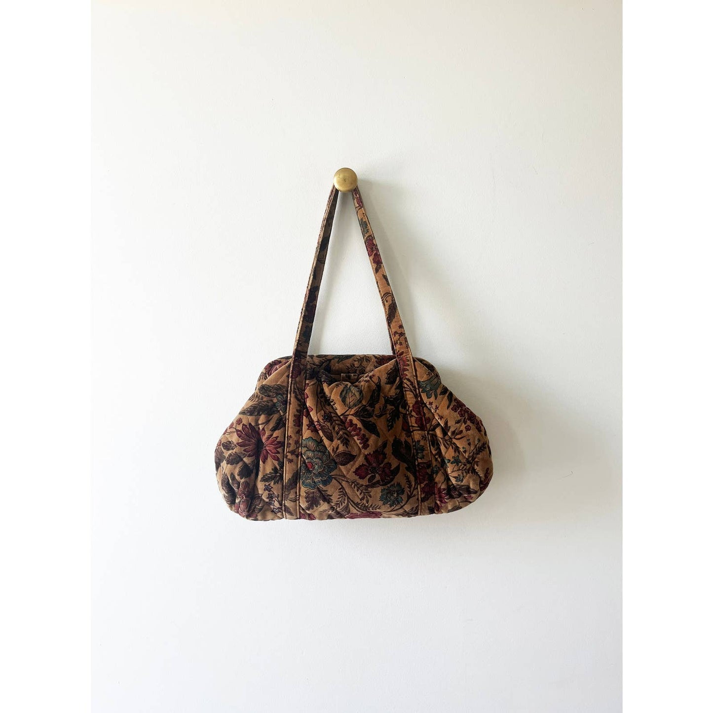 Vintage Velvet Floral Large Handbag | Richmark Purse