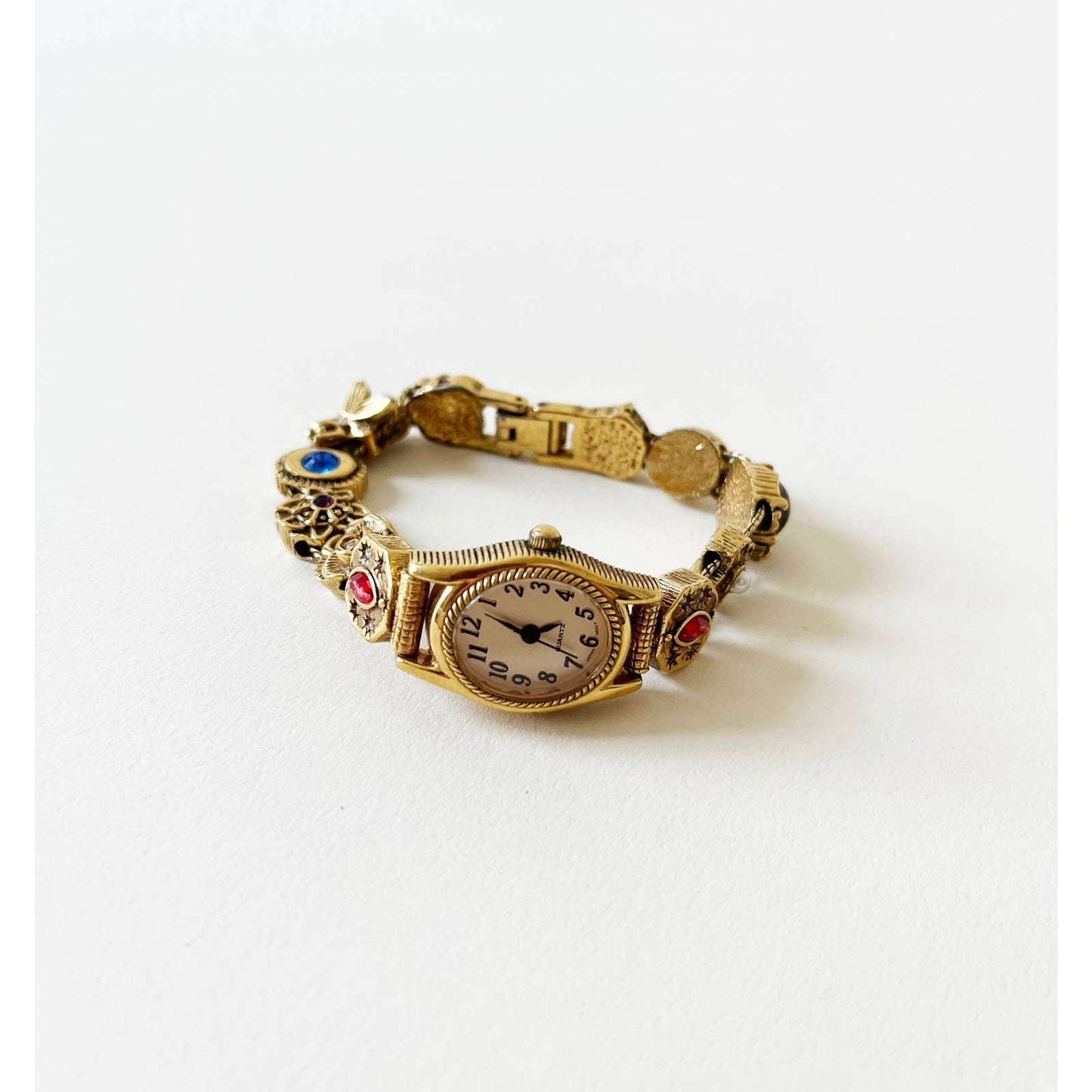 Vintage Rare Gold Charm Watch