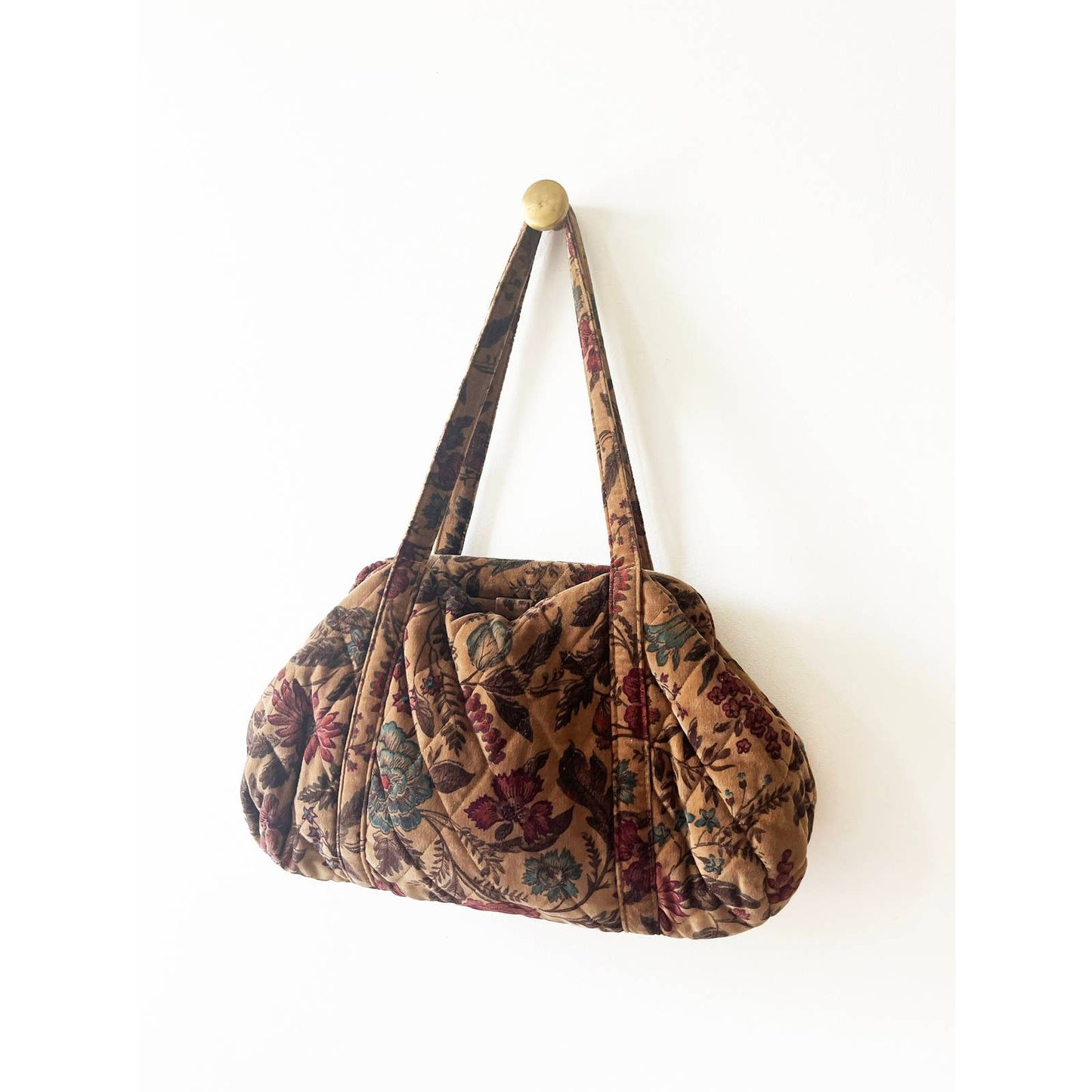 Vintage Velvet Floral Large Handbag | Richmark Purse