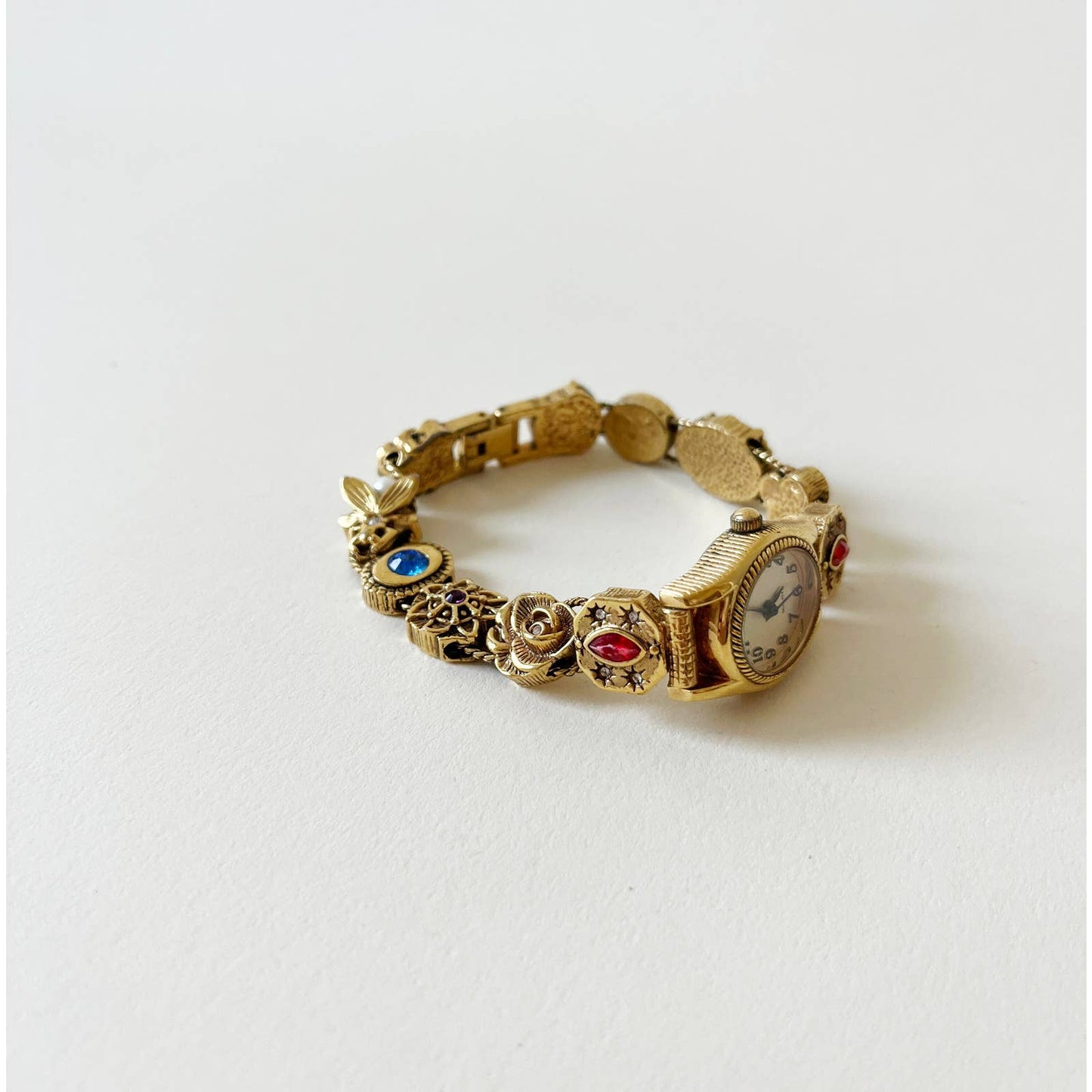 Vintage Rare Gold Charm Watch