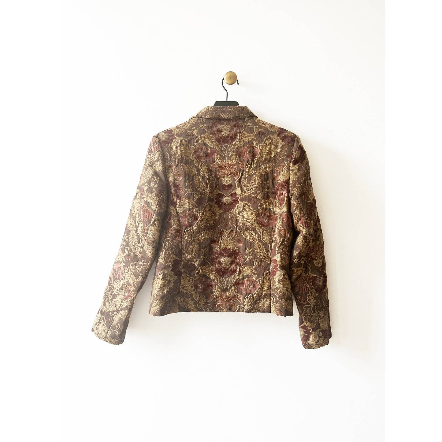 Vintage 90's Gold Tapestry Jacket Blazer