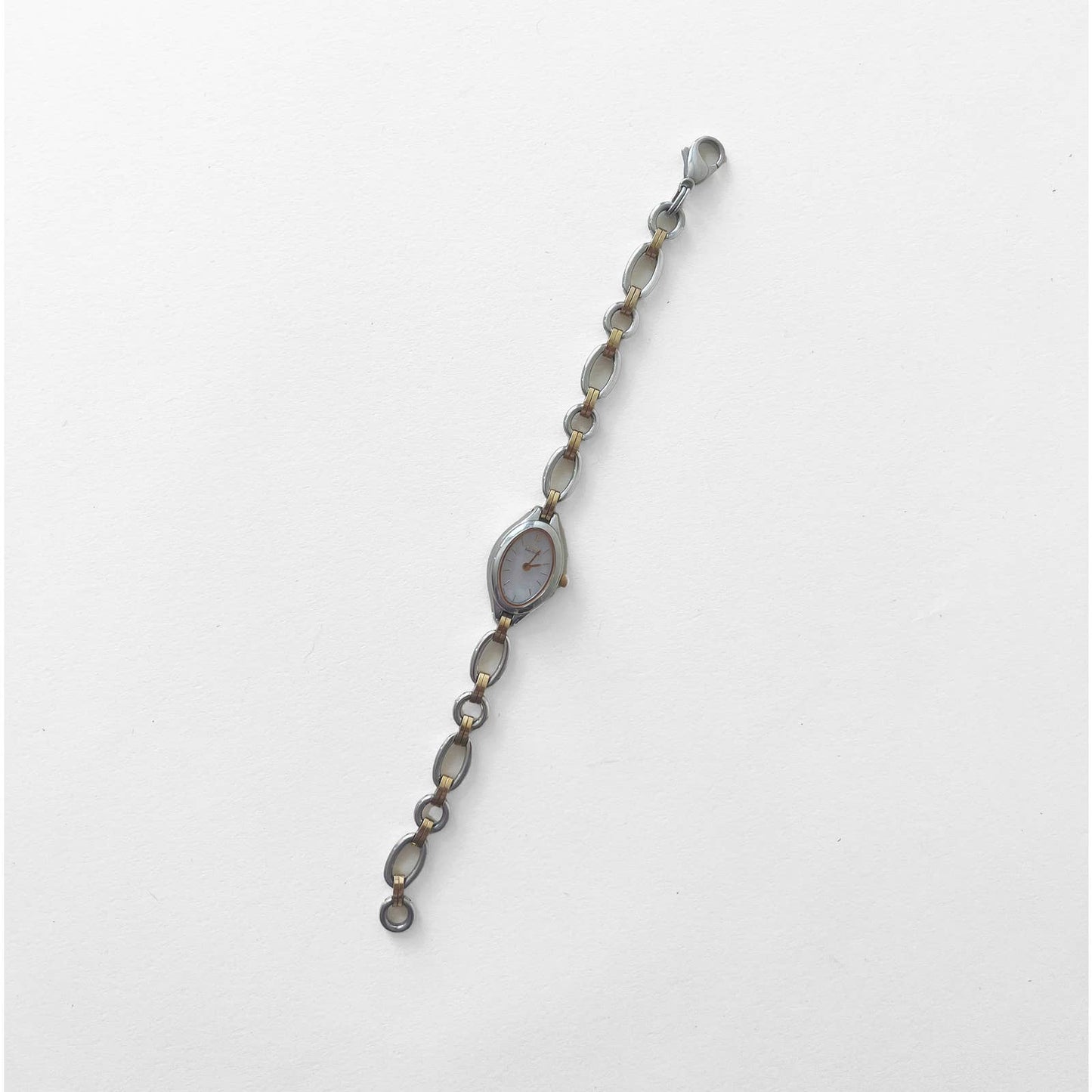 Vintage Two Tone 90s Watch | Eco Drive Citizen Bracelet