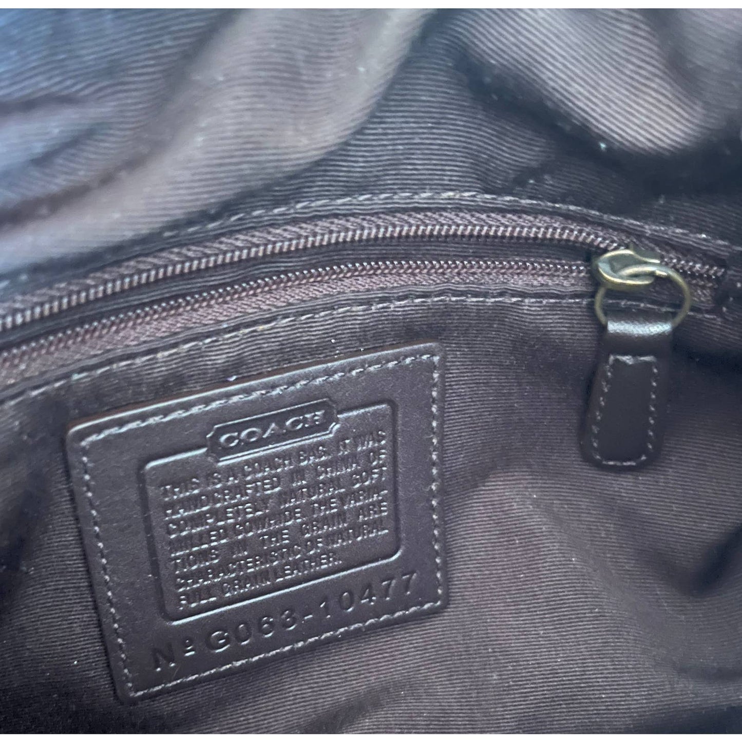 Vintage White Boho Coach Handbag Rare