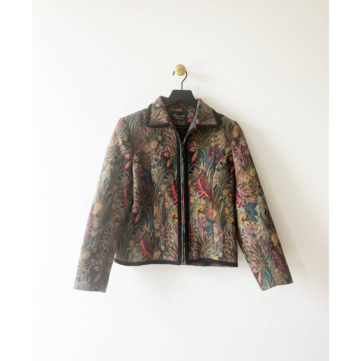 Vintage 90's Blue Tapestry Jacket Blazer