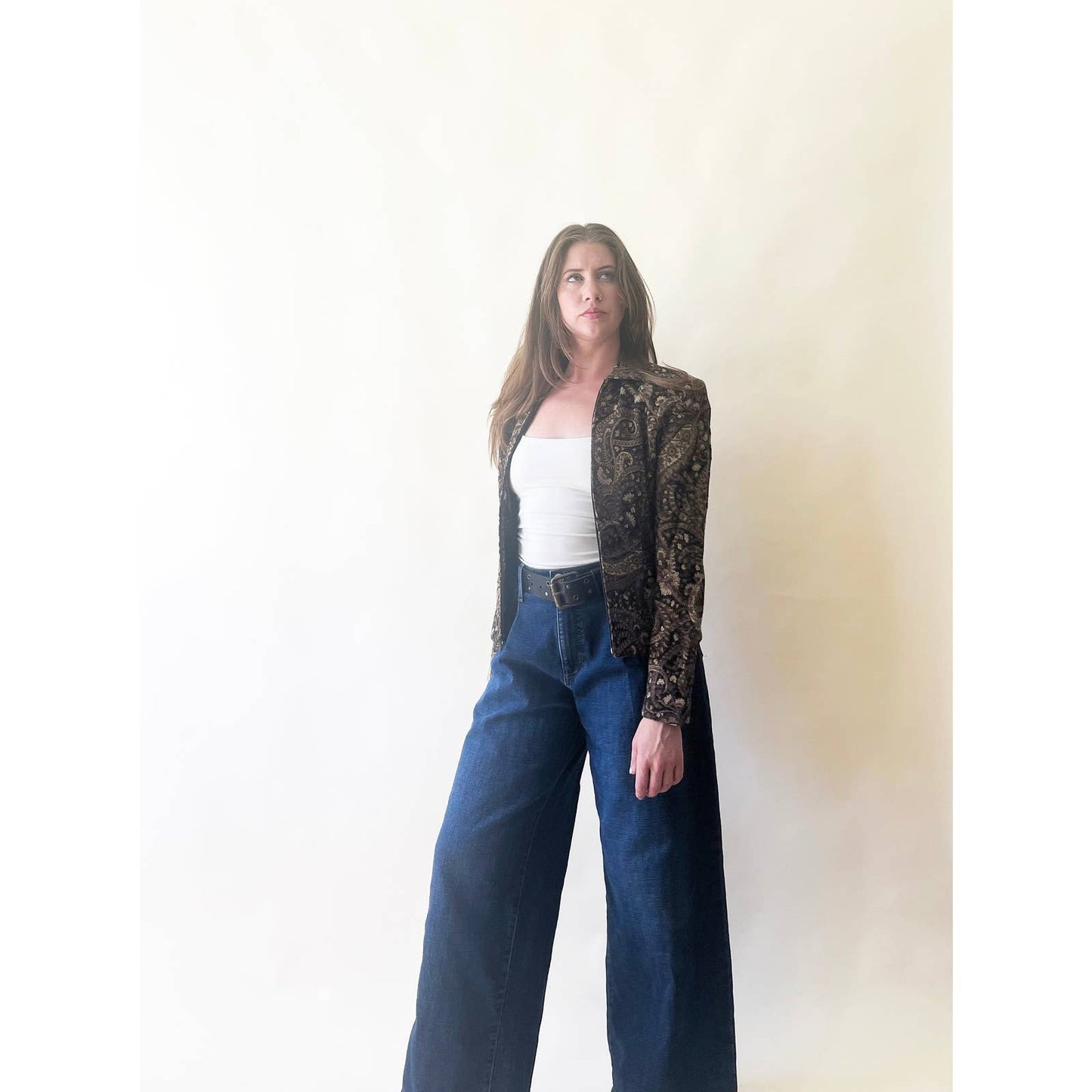 Vintage 90's Tapestry Paisly Jacket Blazer