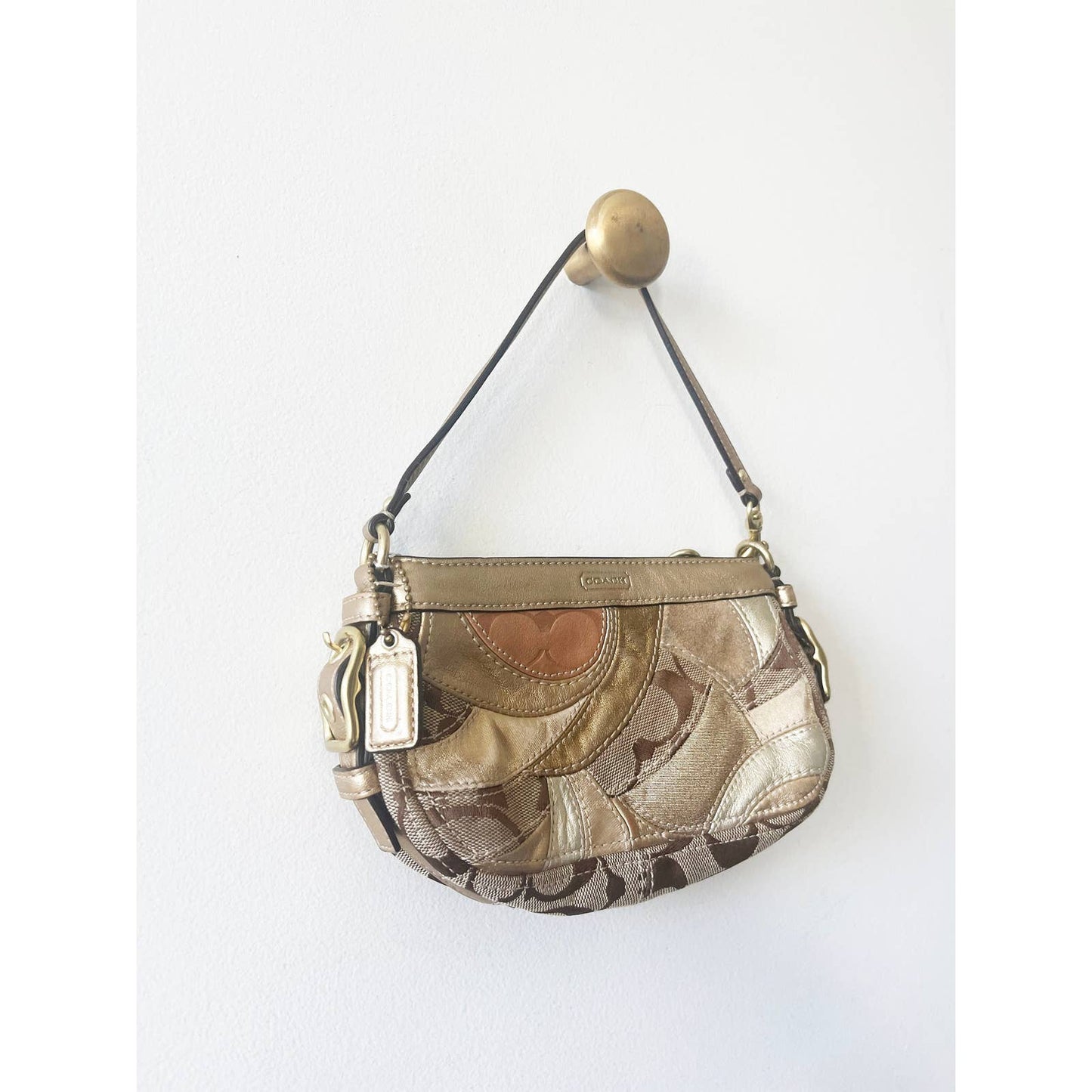 Vintage Coach Patchwork Mini Bag