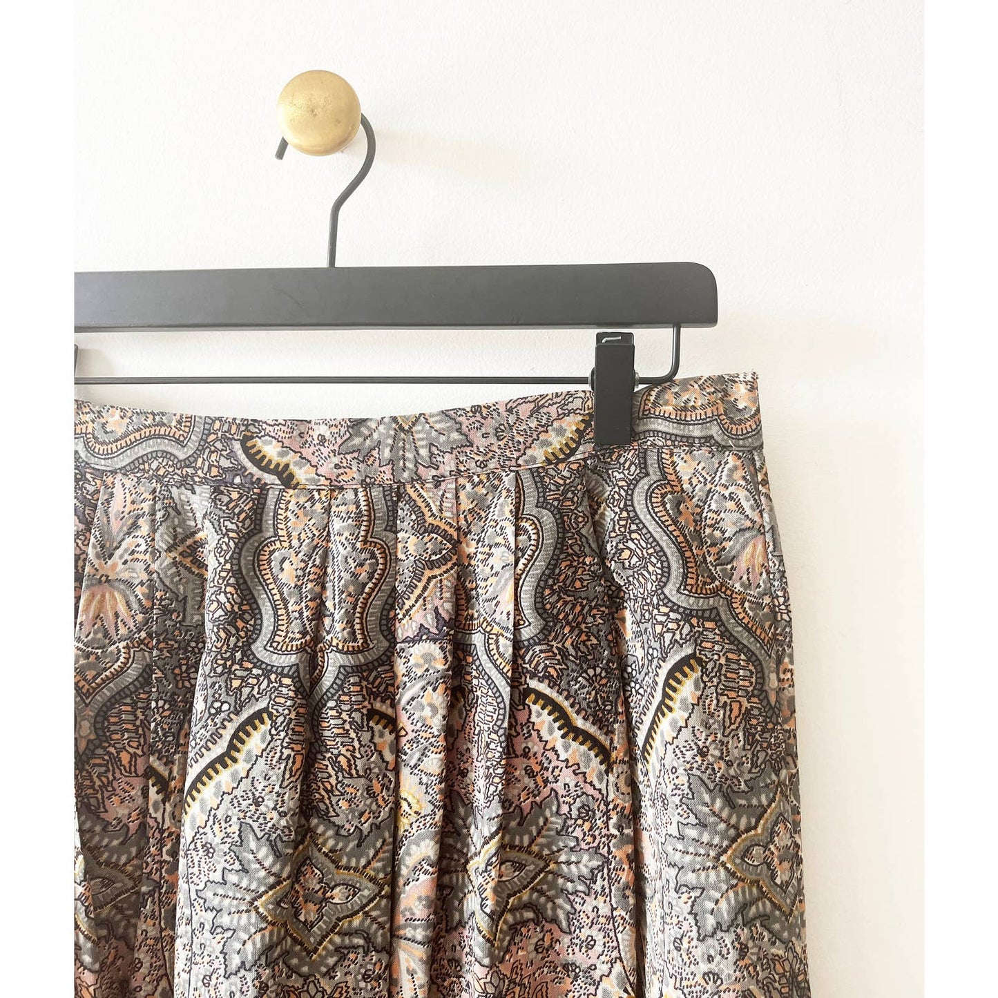 Vintage Floral Boho Maxi Floral Skirt