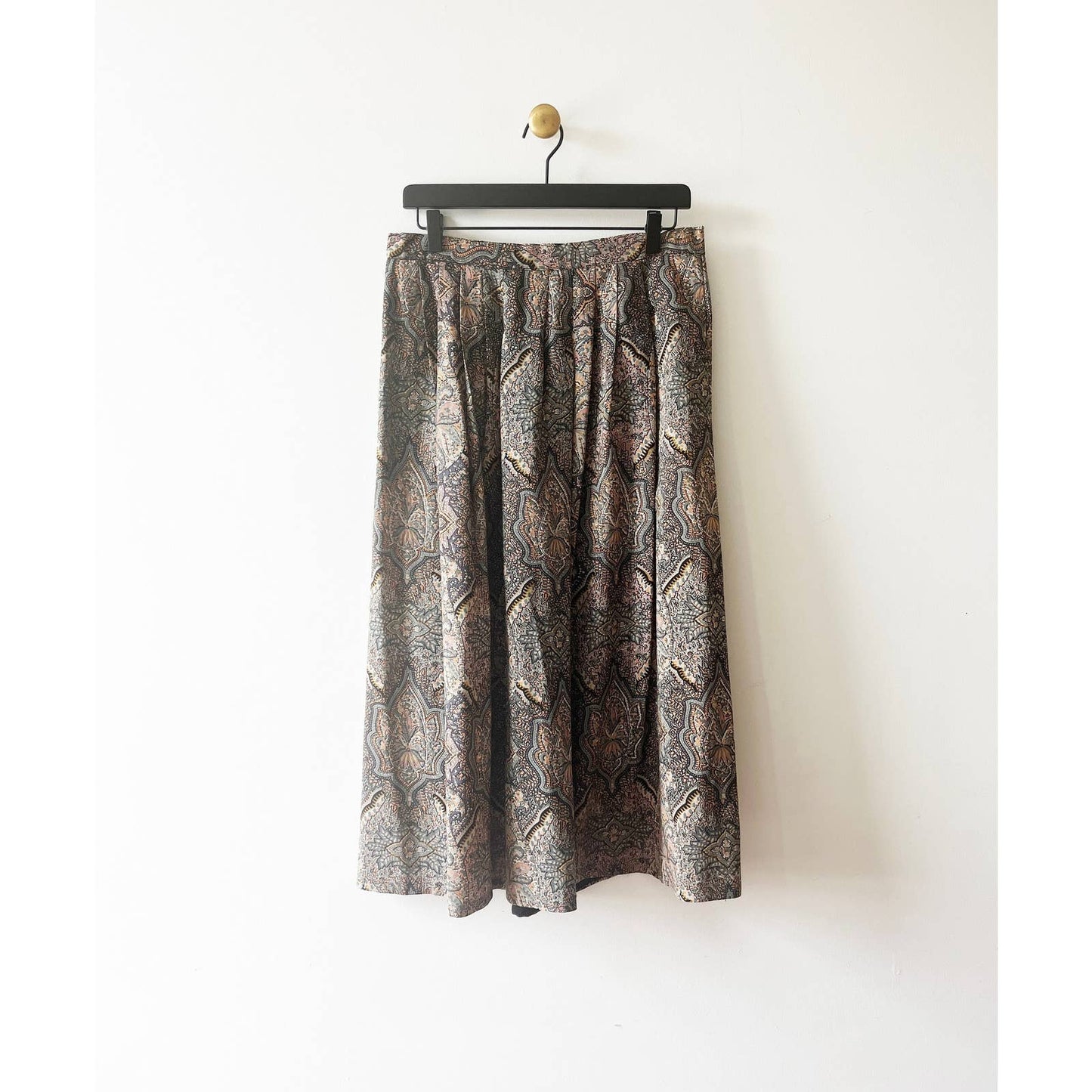 Vintage Floral Boho Maxi Floral Skirt