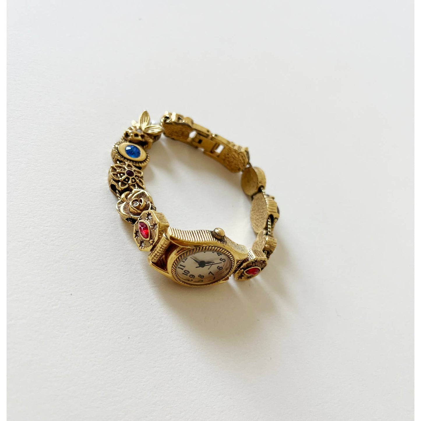 Vintage Rare Gold Charm Watch