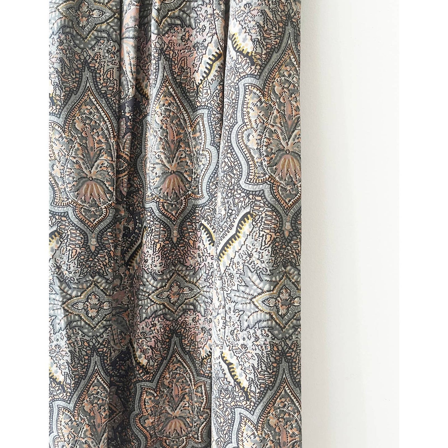 Vintage Floral Boho Maxi Floral Skirt