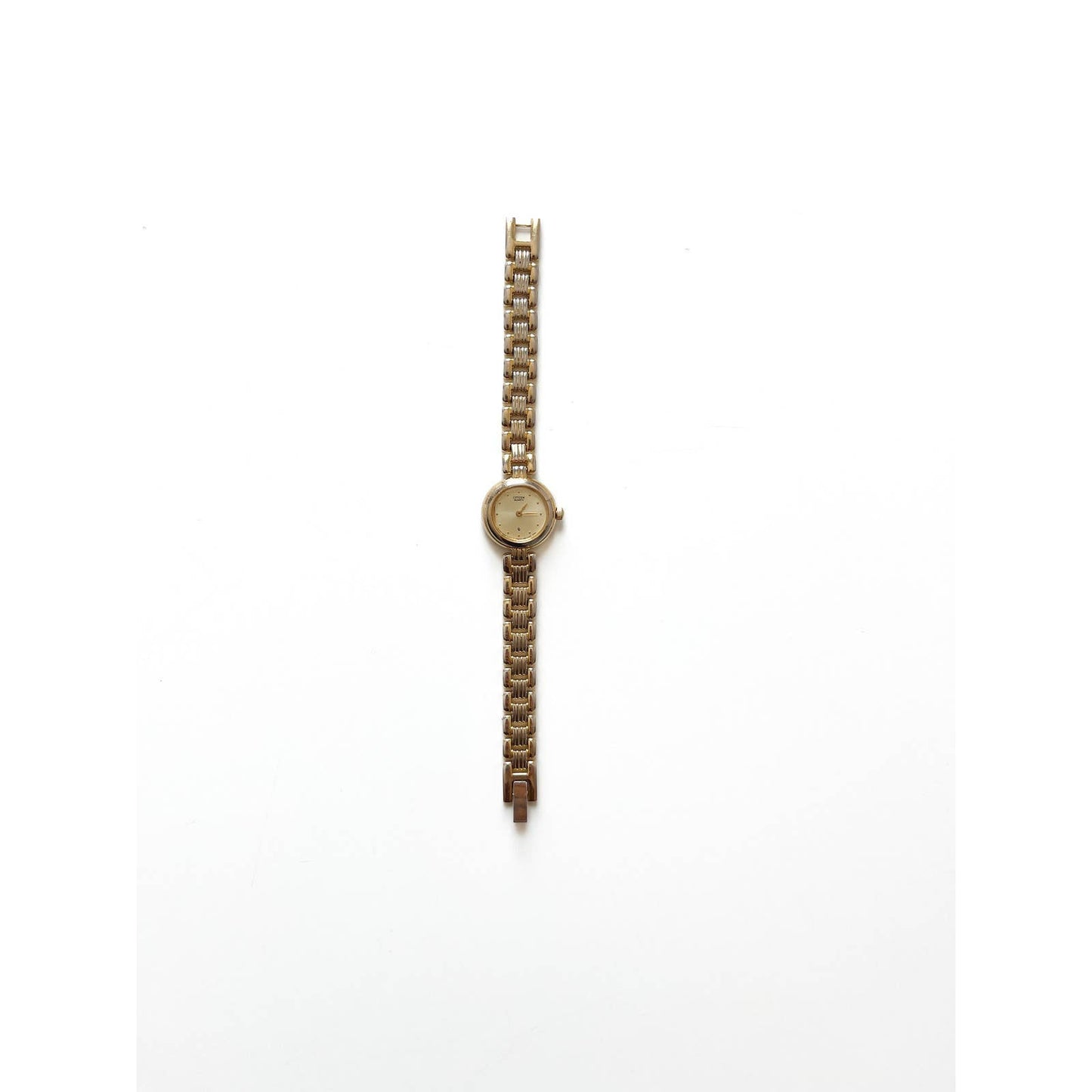 Vintage Gold Citizen Watch Chainlink