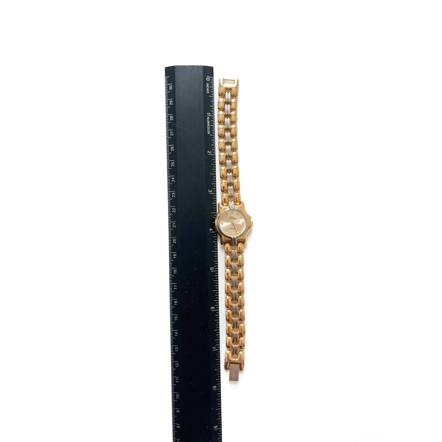 Vintage Gold Two Tone Bracelet Watch