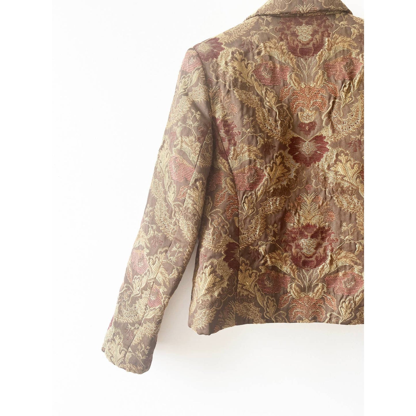 Vintage 90's Gold Tapestry Jacket Blazer