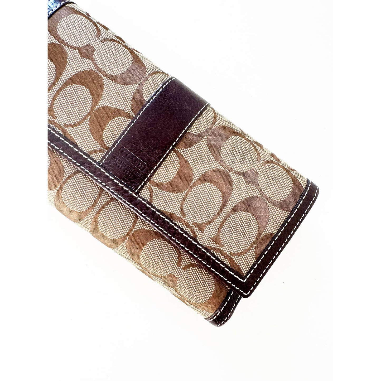 Vintage Coach Logo Wallet and Checkbook