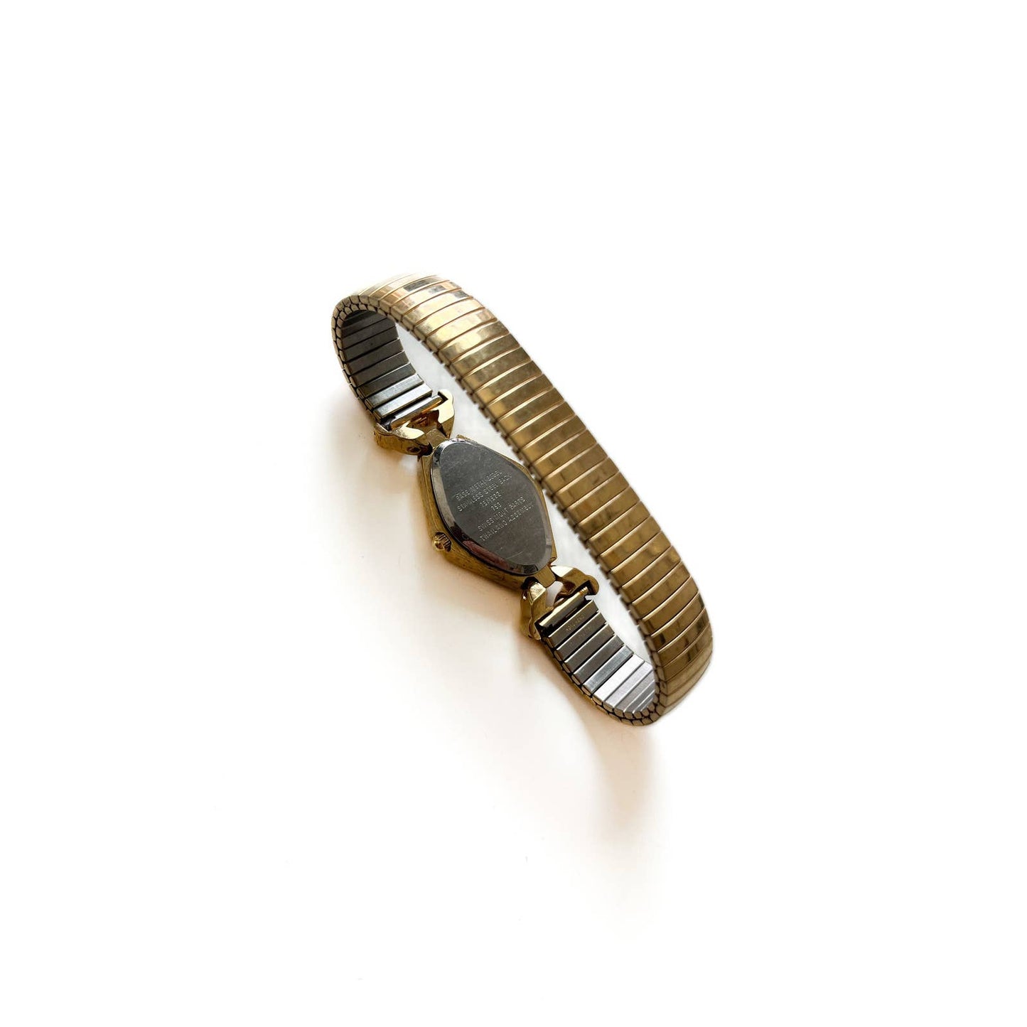 Vintage Two Tone Dimond Face 90s Stretch Band