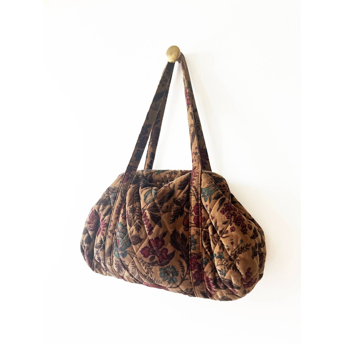 Vintage Velvet Floral Large Handbag | Richmark Purse