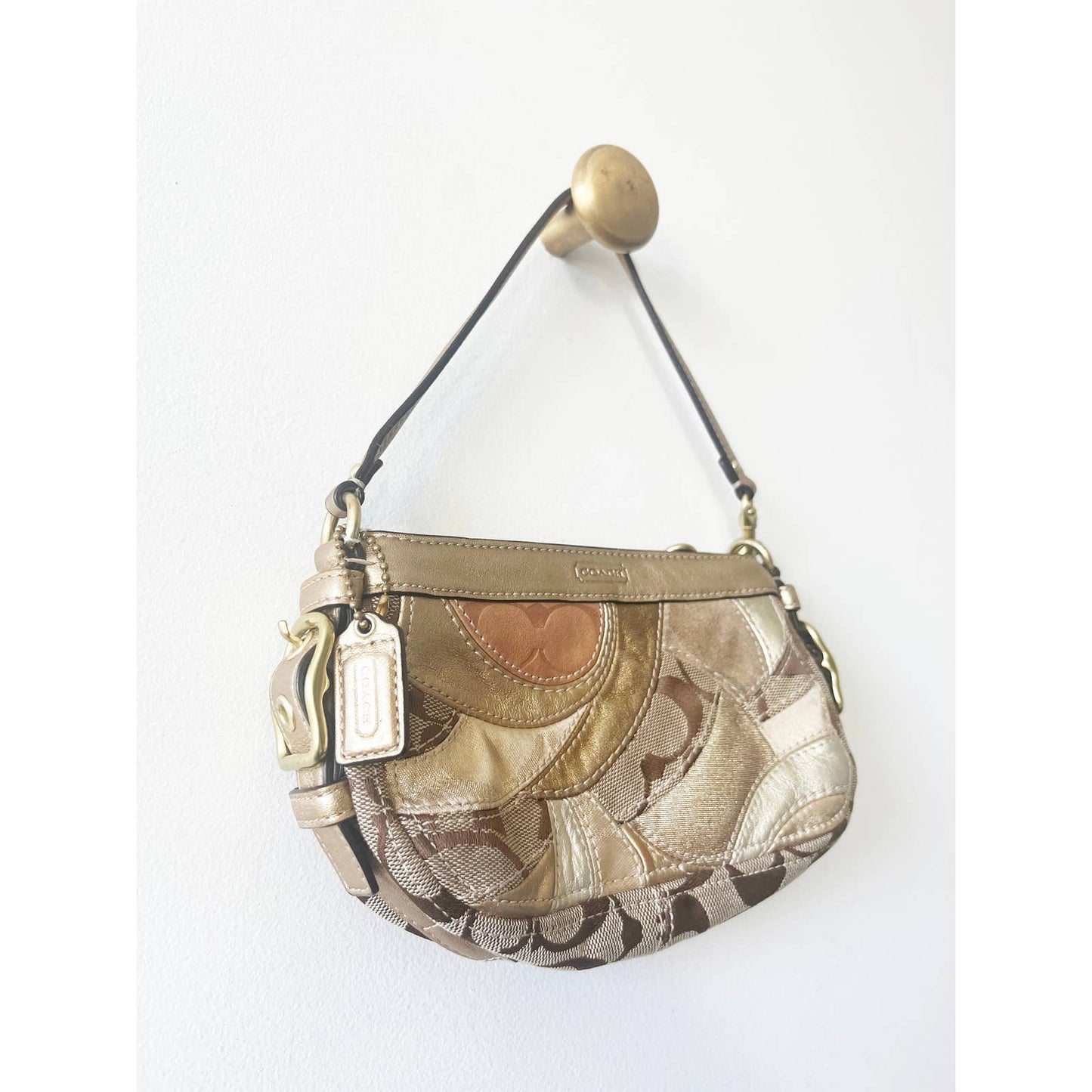 Vintage Coach Patchwork Mini Bag
