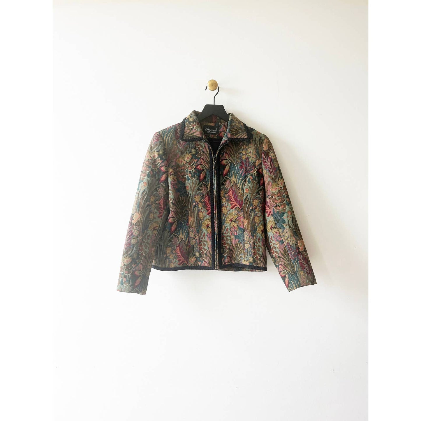 Vintage 90's Blue Tapestry Jacket Blazer